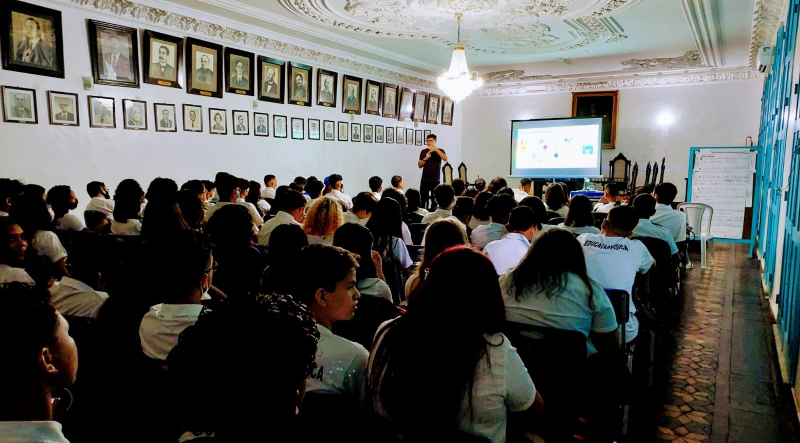 Visita Técnica na escola EEEFMT Vilhena Alves